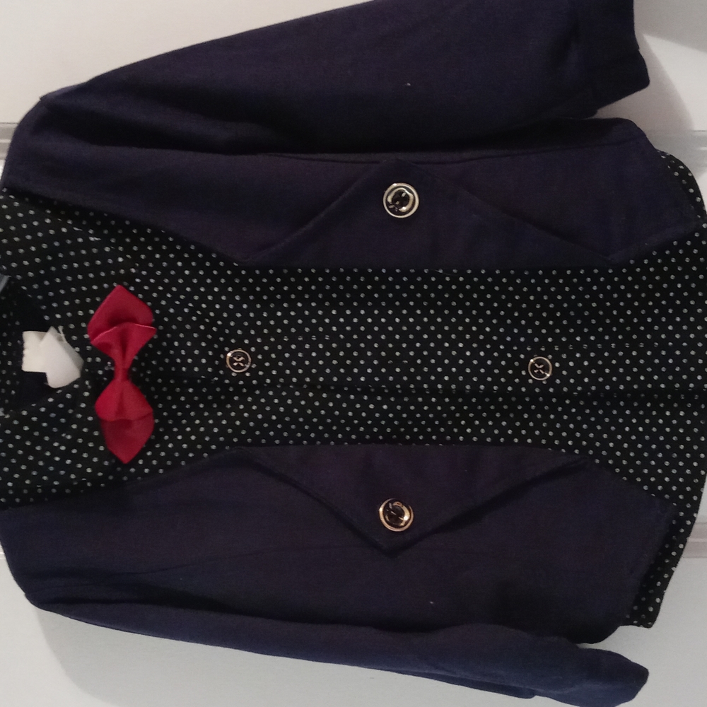 NWT Navy Blazer and shirt all in one